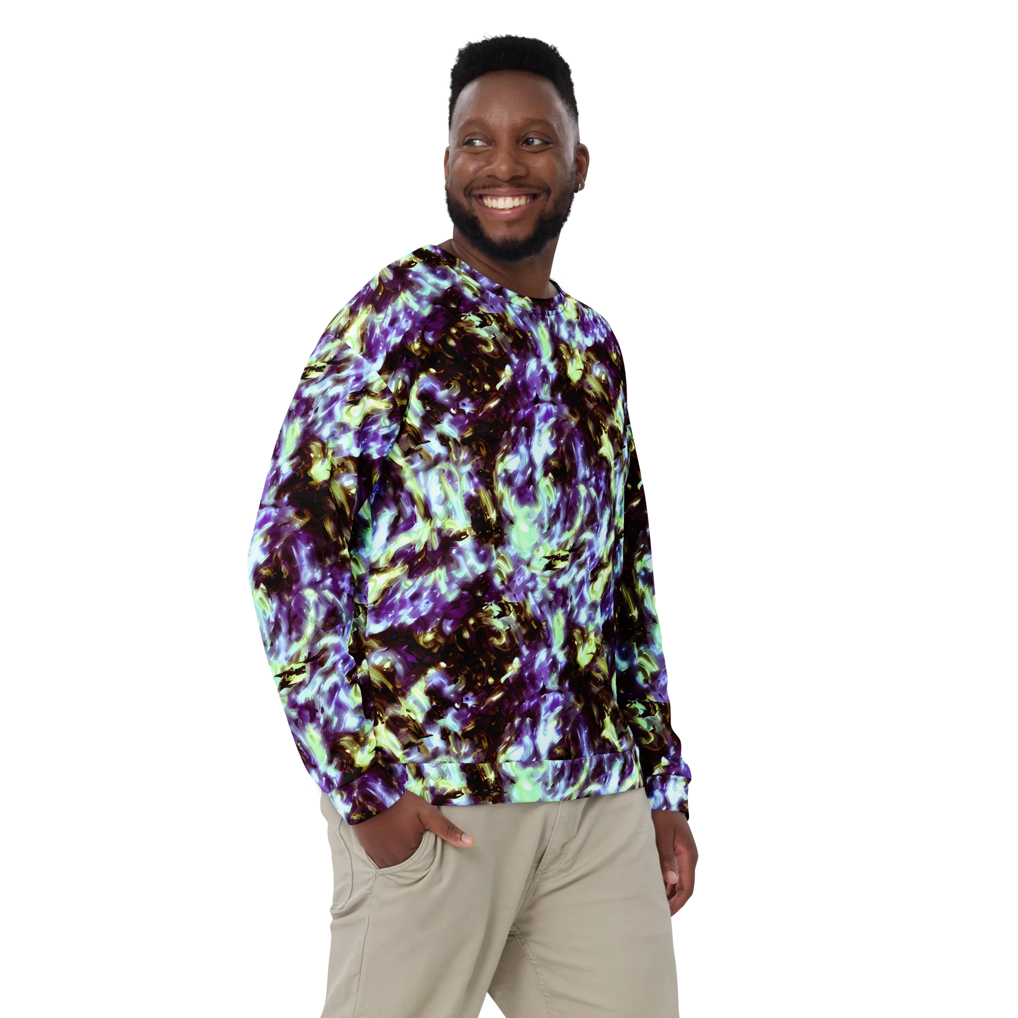 Aurora Molten on Sweatshirt — Front