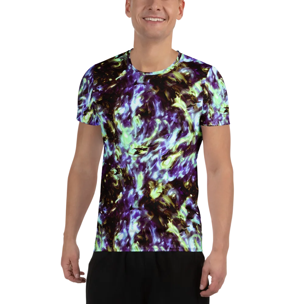 Aurora Molten on Men's Athletic T-Shirt — Front
