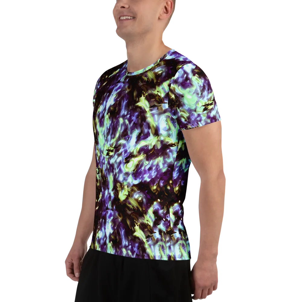 Aurora Molten on Men's Athletic T-Shirt — Left