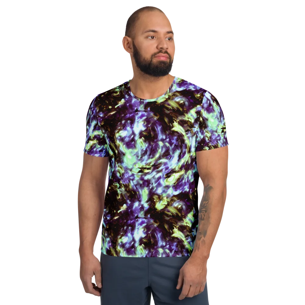 Aurora Molten on Men's Athletic T-Shirt — Front
