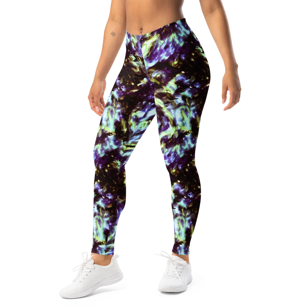Aurora Molten on Leggings — Left Front
