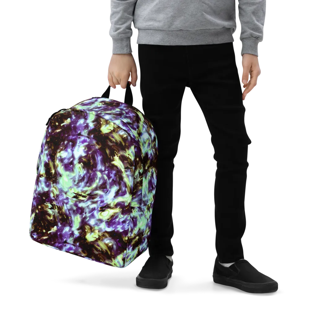 Aurora Molten on Minimalist Backpack — Zoomed-in