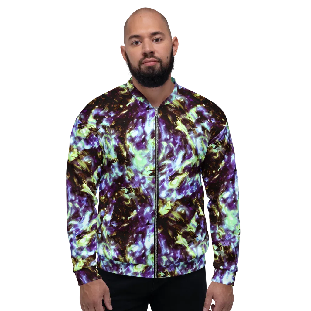 Aurora Molten on Bomber Jacket — Front