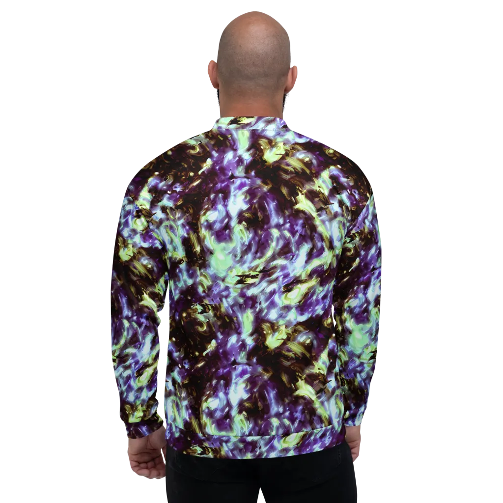 Aurora Molten on Bomber Jacket — Back