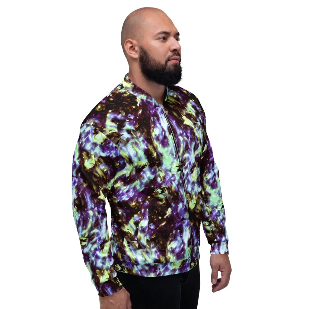 Aurora Molten on Bomber Jacket — Right