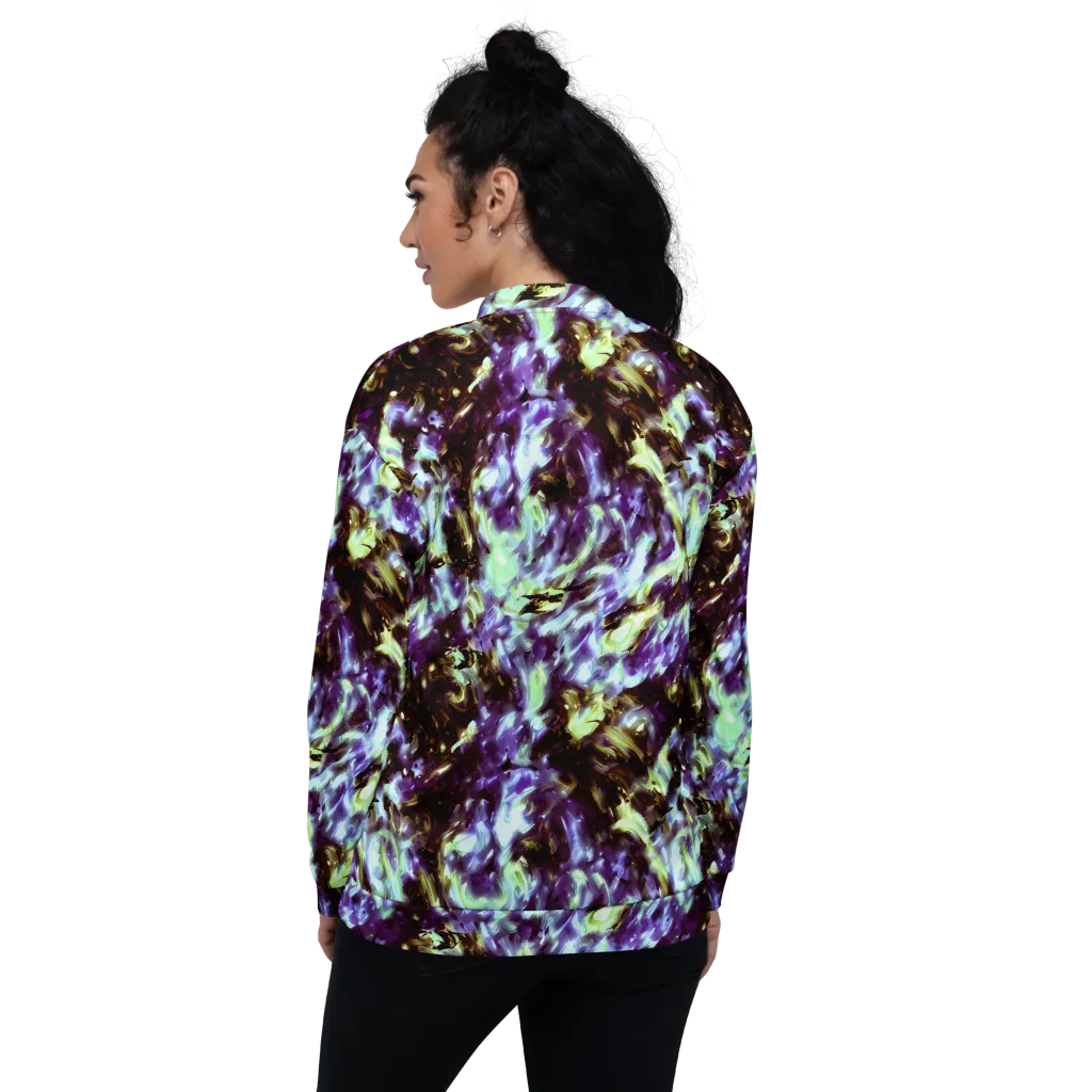 Aurora Molten on Bomber Jacket — Back
