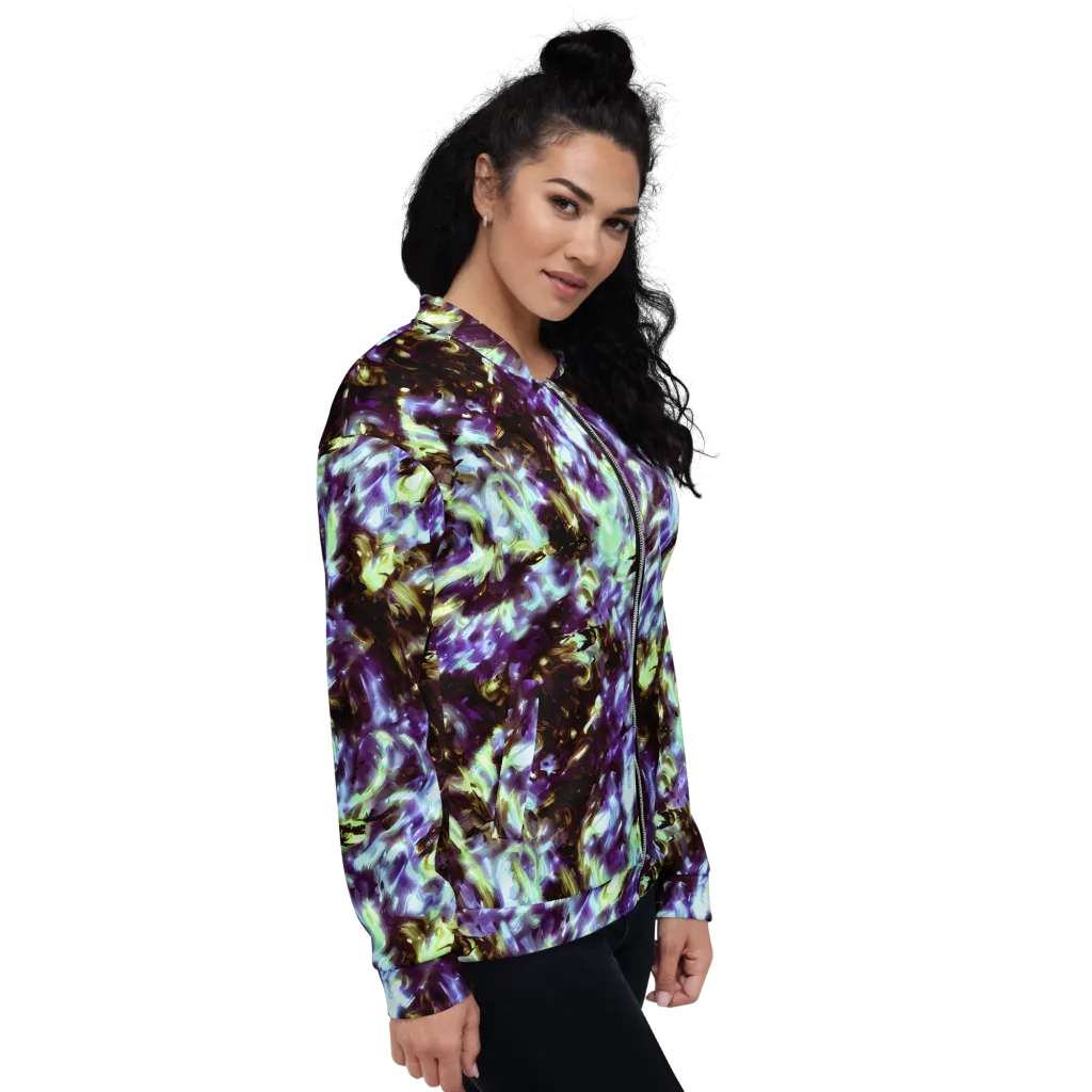 Aurora Molten on Bomber Jacket — Right
