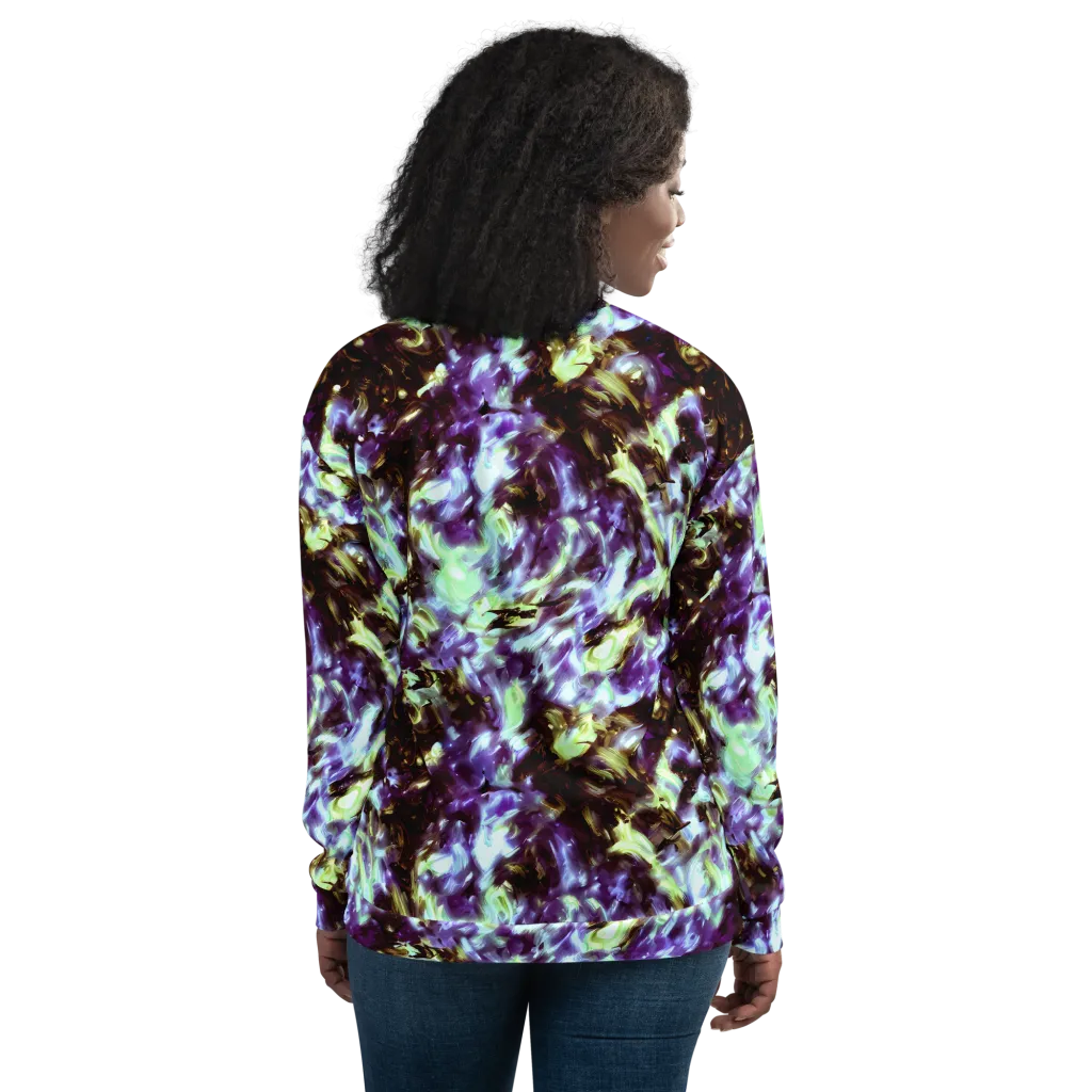 Aurora Molten on Bomber Jacket — Back