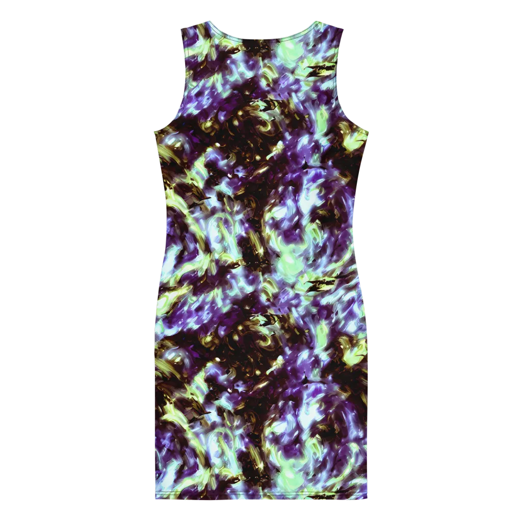 Aurora Molten on Bodycon Dress — Back