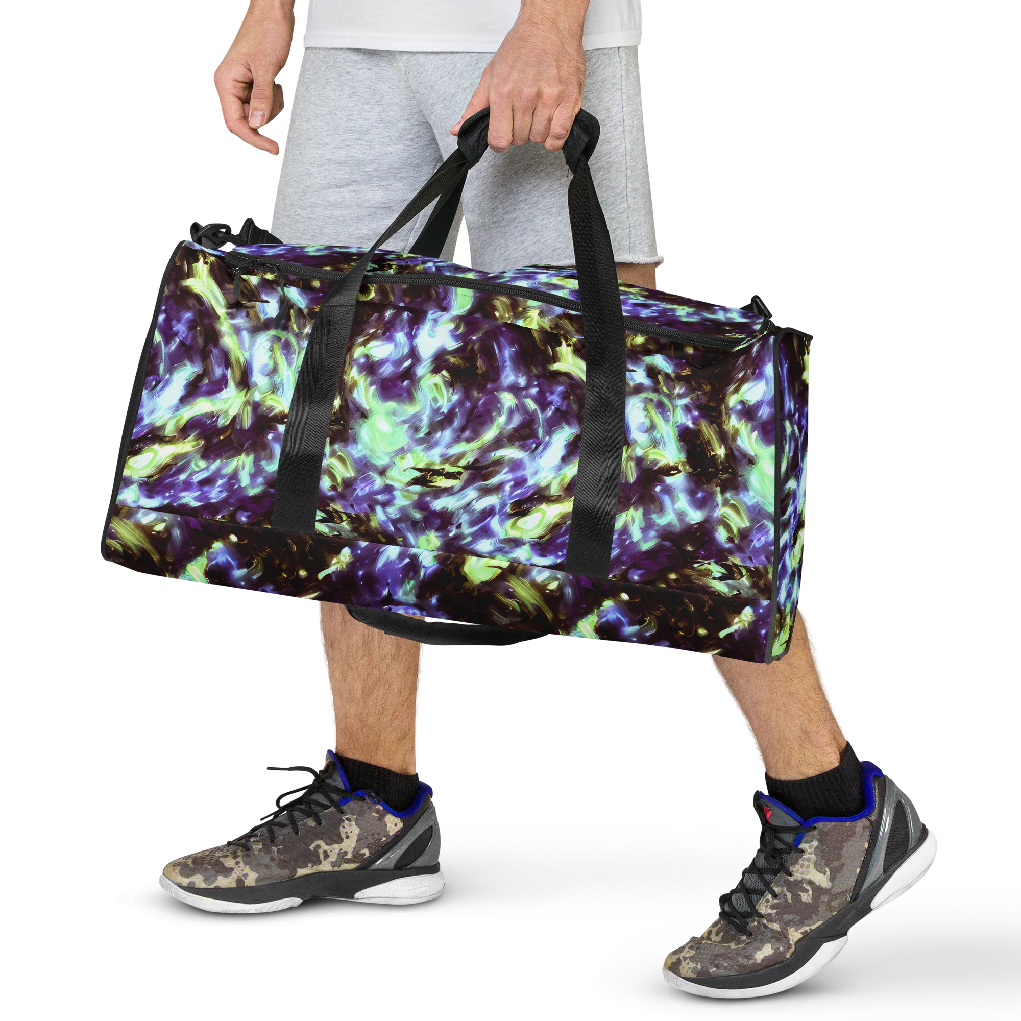 Aurora Molten on Duffle Bag — Front
