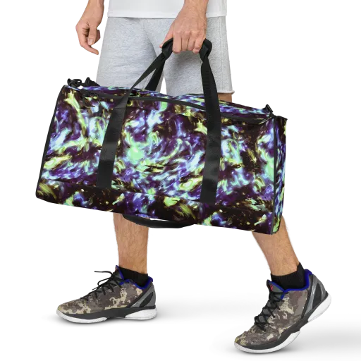 Aurora Molten on a Duffle Bag