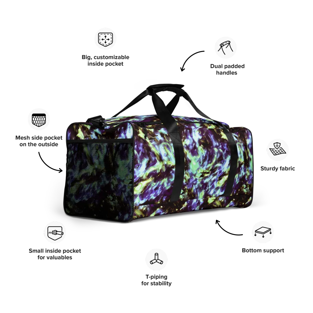 Aurora Molten on Duffle Bag — Right Front