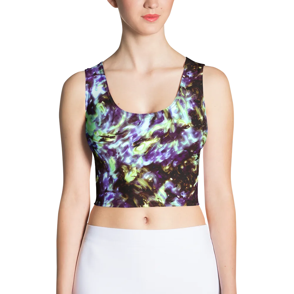 Aurora Molten on Crop Top — Front
