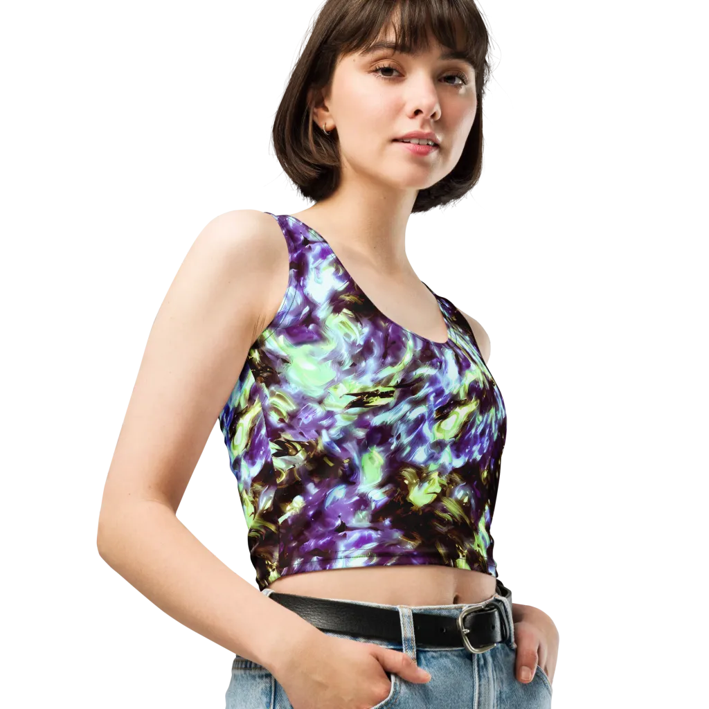Aurora Molten on Crop Top — Right Front
