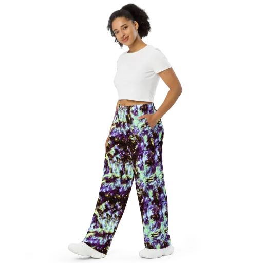 Aurora Molten on a Wide-Leg Pants