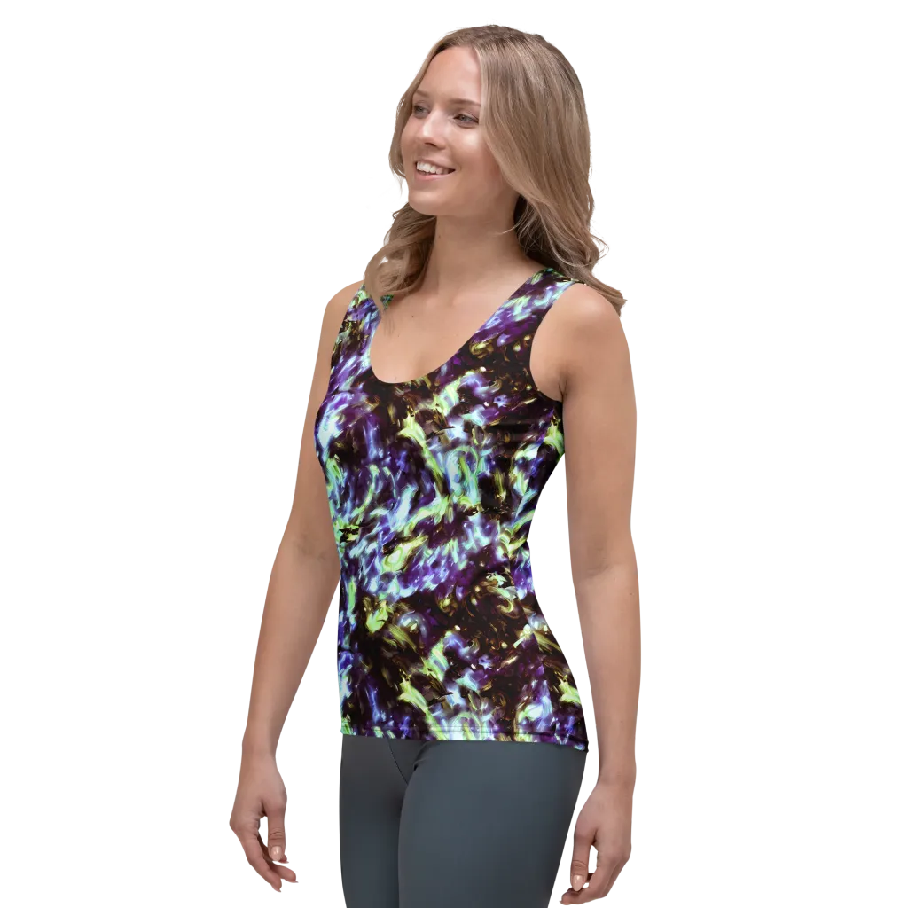 Aurora Molten on Women's Tank Top — Left Front