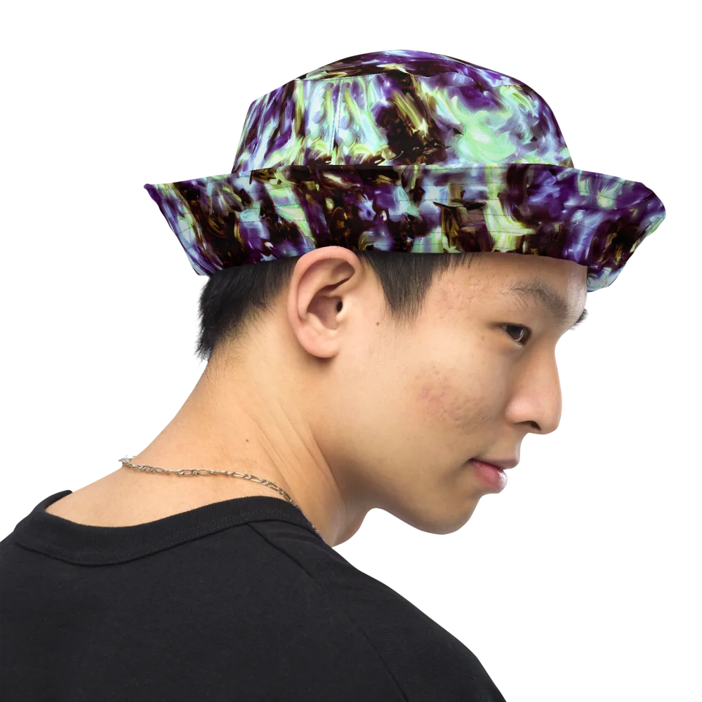 Aurora Molten on Reversible Bucket Hat — Right Outside