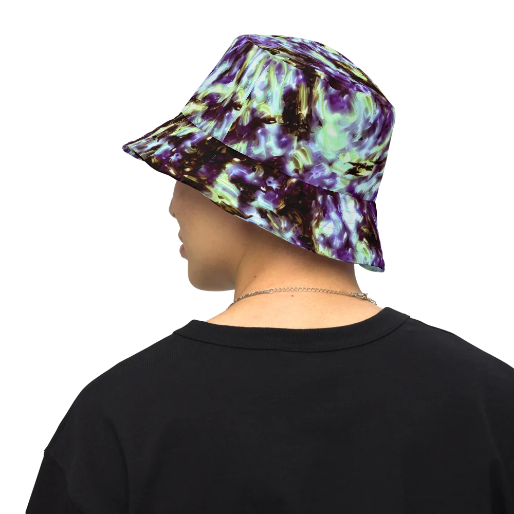 Aurora Molten on Reversible Bucket Hat — Back Inside
