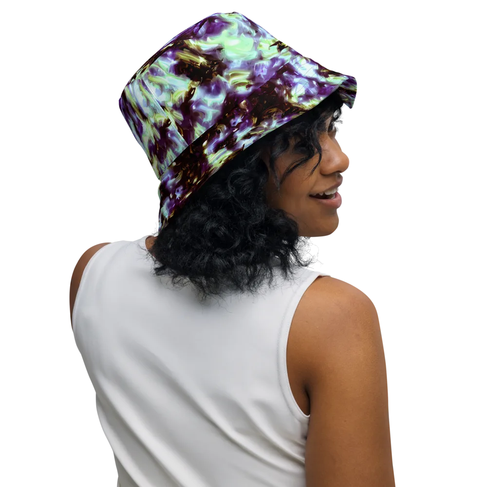 Aurora Molten on Reversible Bucket Hat — Right Outside