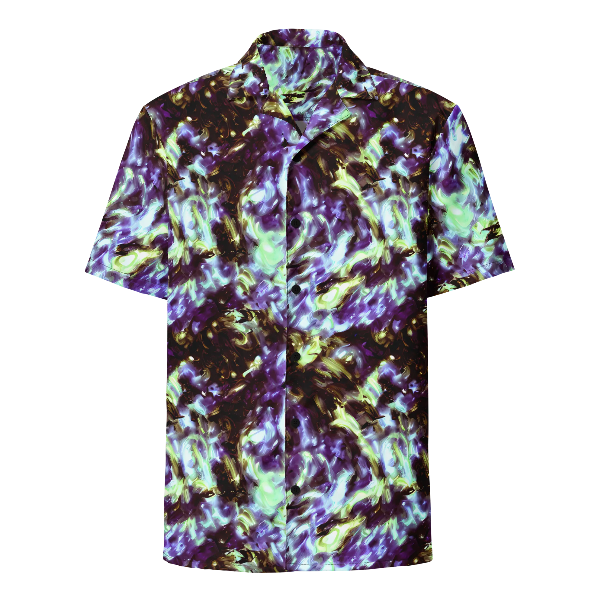 Aurora Molten on Button Shirt — Front