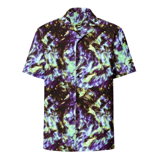 Aurora Molten on a Button Shirt