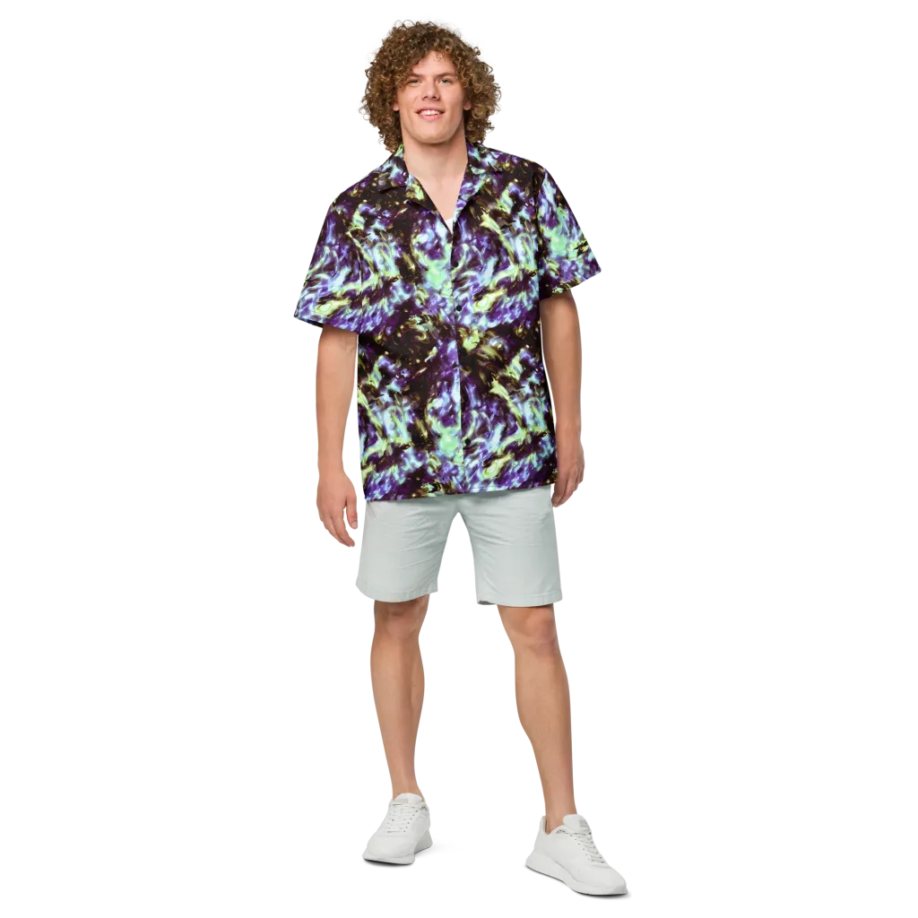 Aurora Molten on Button Shirt — Front