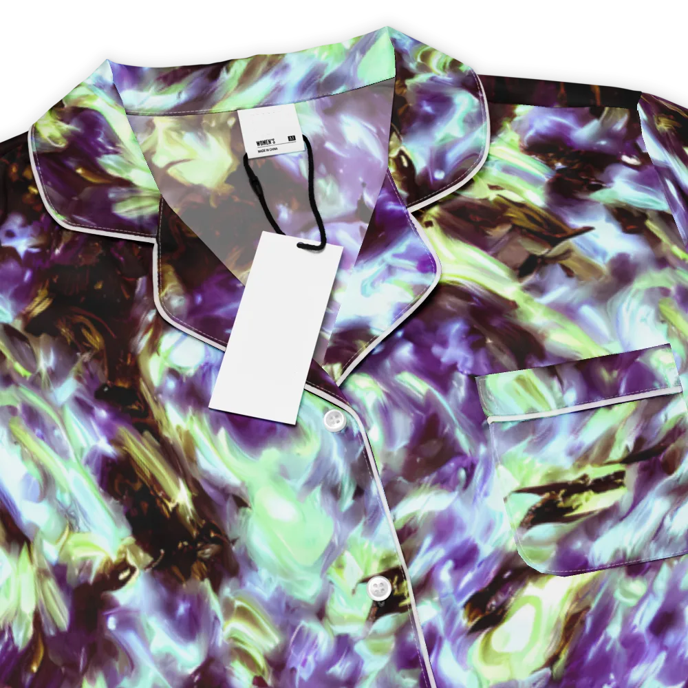 Aurora Molten on Women's Short Sleeve Pajama Top — Product details