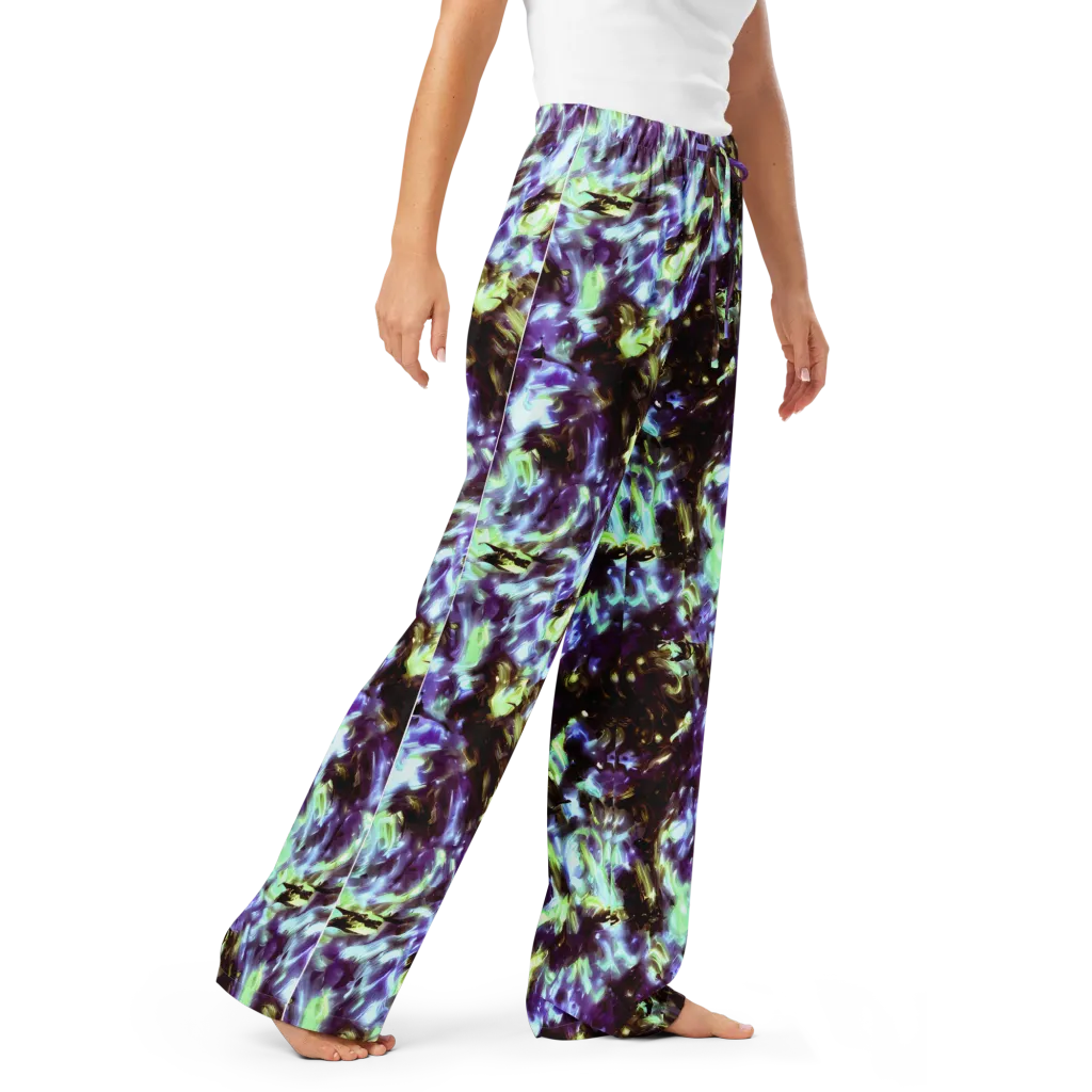Aurora Molten on Women's Pajama Pants — Right Front