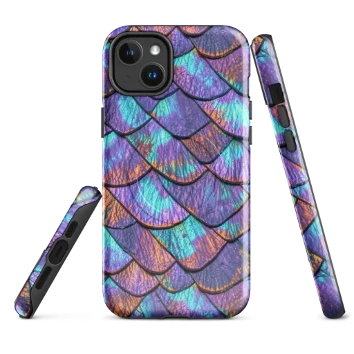 Aurora Scales on a MagSafe Tough Case for iPhone®