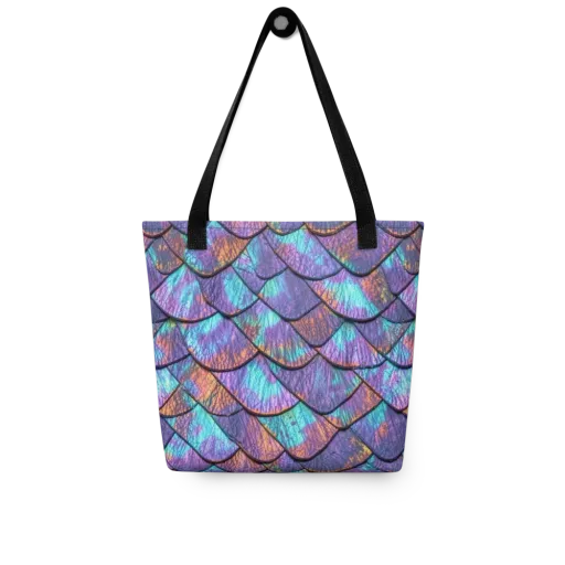 Aurora Scales on a Tote Bag