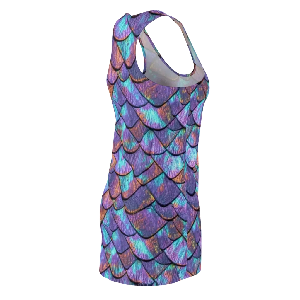 Aurora Scales on Racerback Dress — Back Side