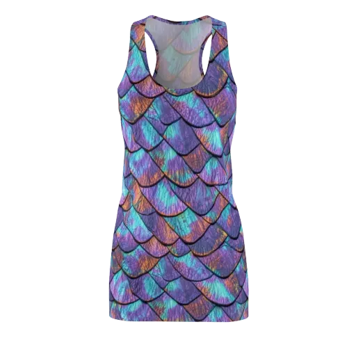 Aurora Scales on a Racerback Dress