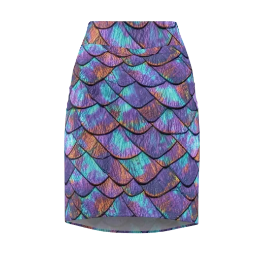 Aurora Scales on a Pencil Skirt