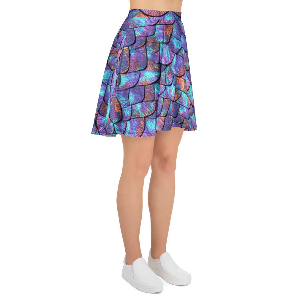 Aurora Scales on Skater Skirt — Right