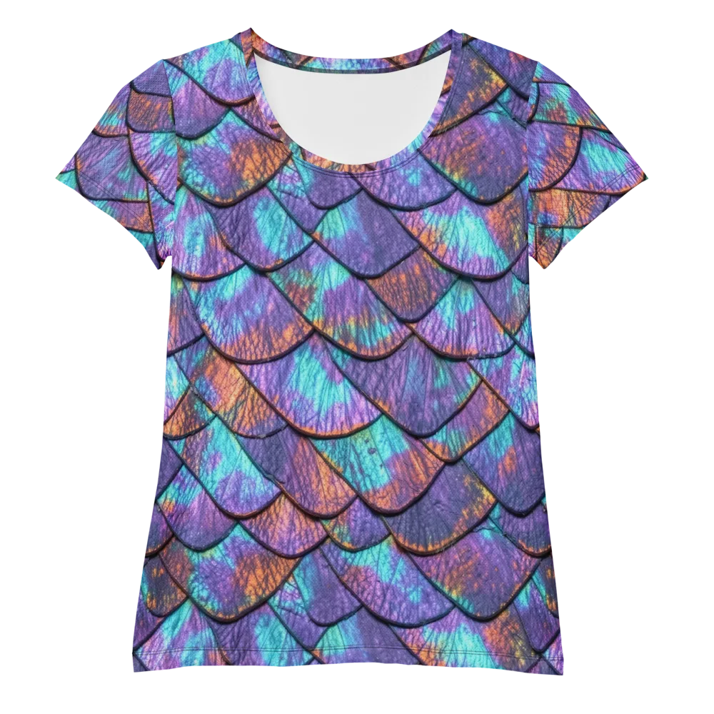 Aurora Scales on Women's Athletic T-Shirt — Front