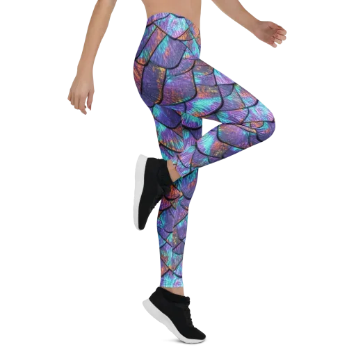 Aurora Scales on a Leggings