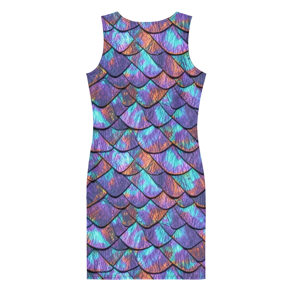 Aurora Scales on Bodycon Dress — Back