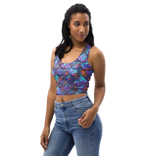 Aurora Scales on a Crop Top