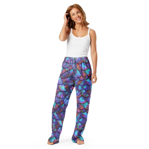 Aurora Scales on a Women's Pajama Pants