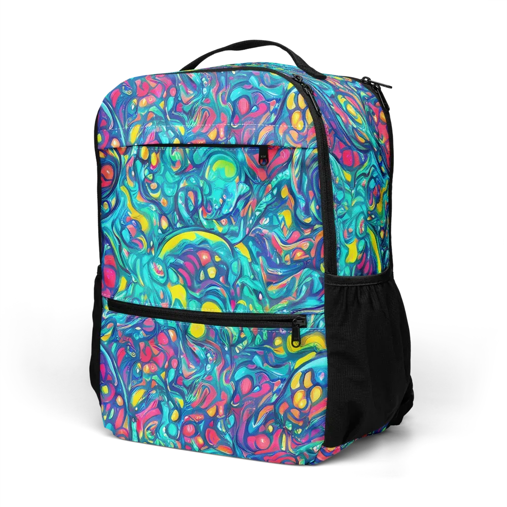 Turbulent Jewel on Utility Backpack — Left Front