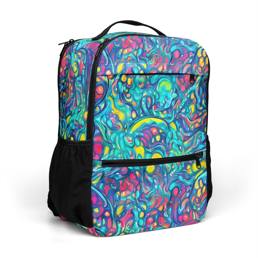 Turbulent Jewel on Utility Backpack — Right Front