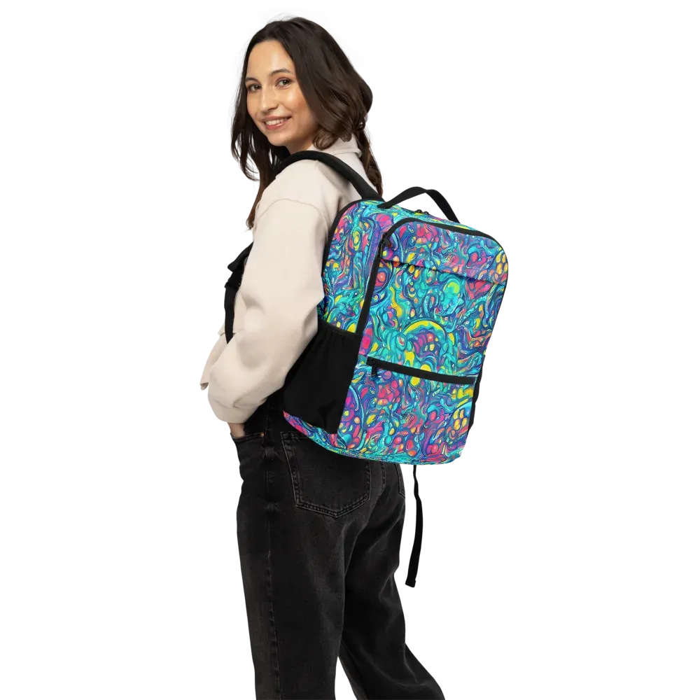 Turbulent Jewel on Utility Backpack — Back