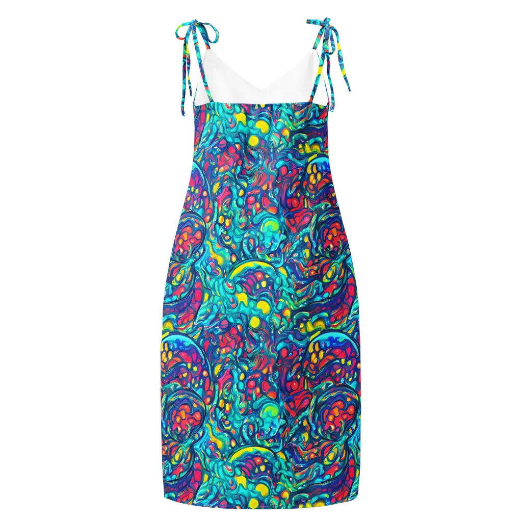 Turbulent Jewel on Slip Dress — Back