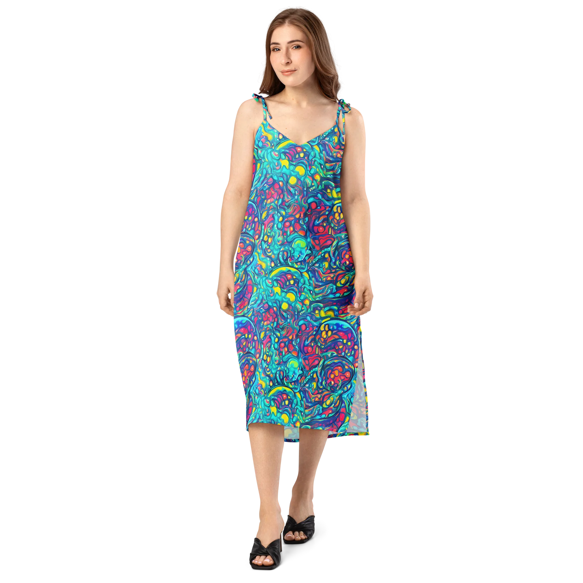 Turbulent Jewel on Slip Dress — Front