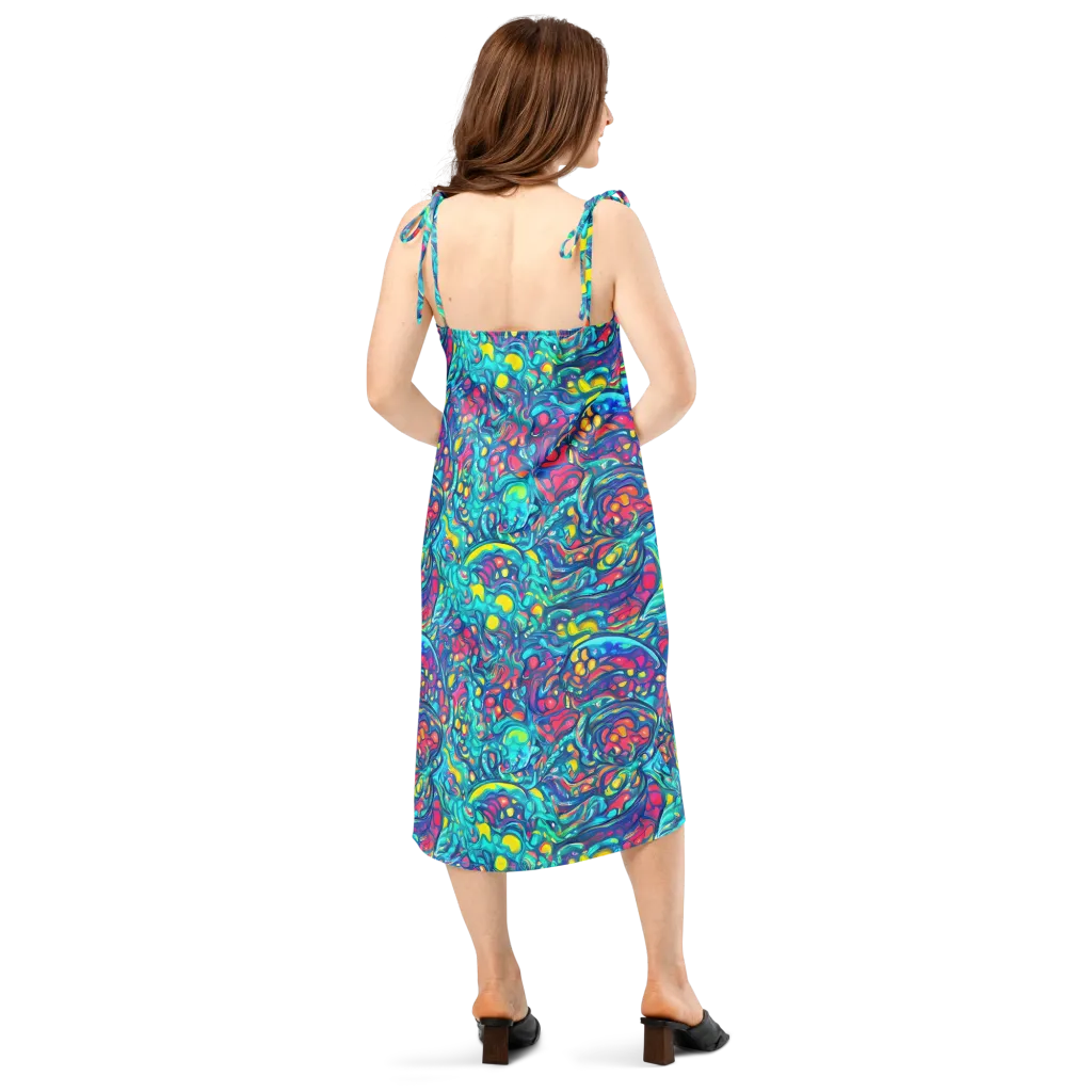Turbulent Jewel on Slip Dress — Back