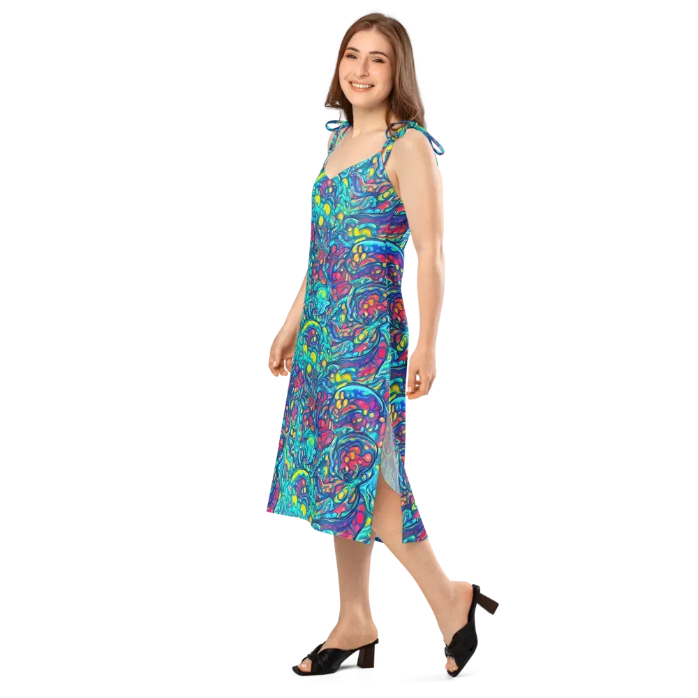 Turbulent Jewel on Slip Dress — Left Front