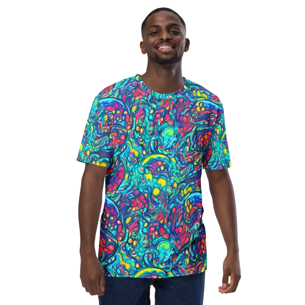 Turbulent Jewel on Men's Crew Neck T-Shirt — Front