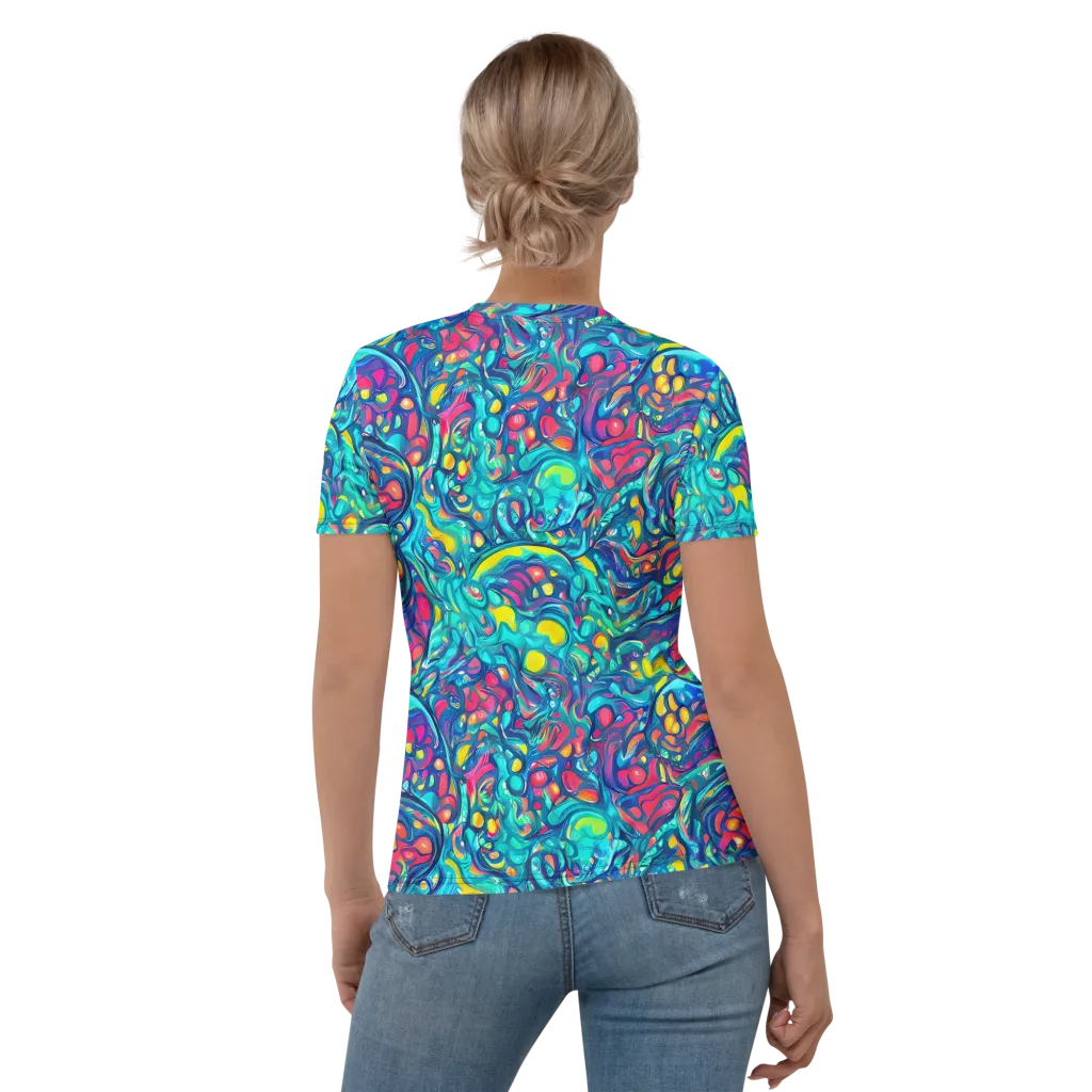Turbulent Jewel on Women's Crew Neck T-Shirt — Back