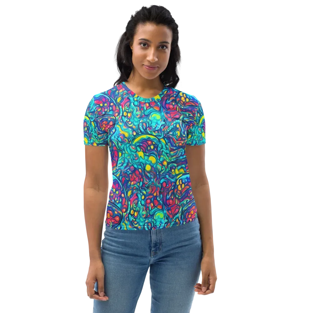 Turbulent Jewel on Women's Crew Neck T-Shirt — Front