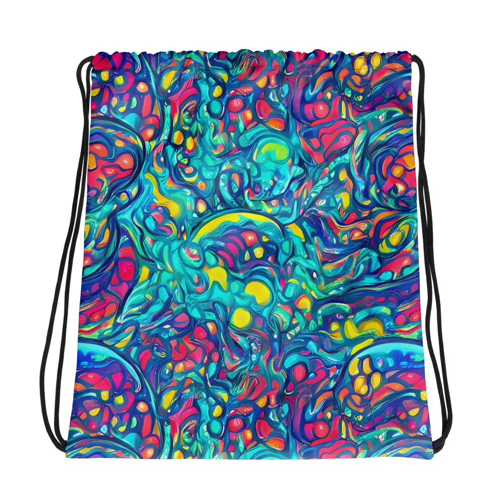 Turbulent Jewel on Drawstring Bag — Photo
